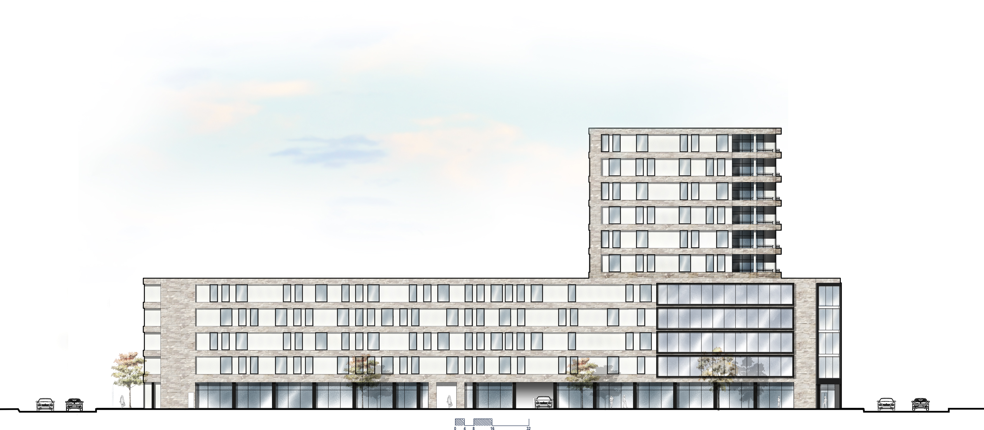 Huntington Apartment Site Plan