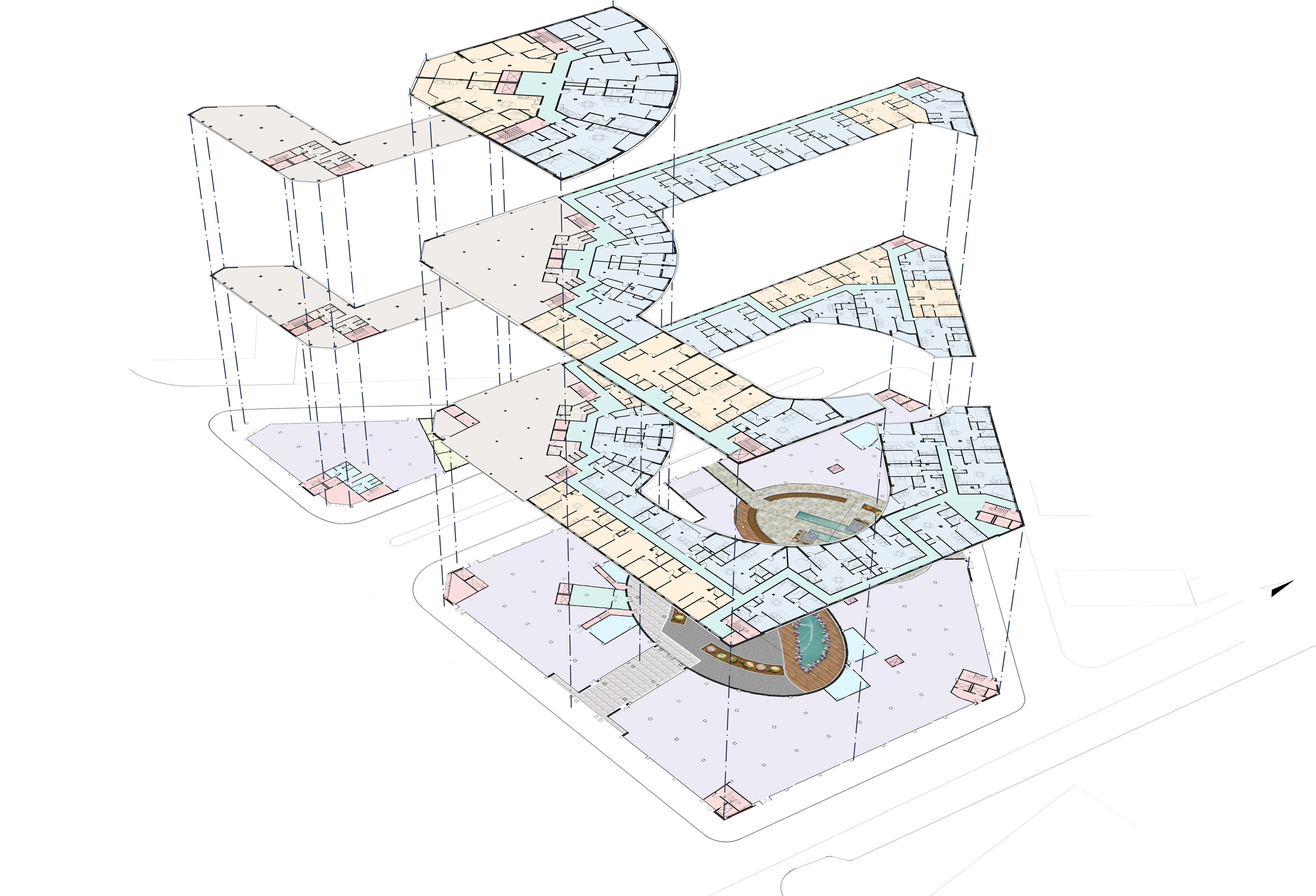 Huntington Apartment Site Plan